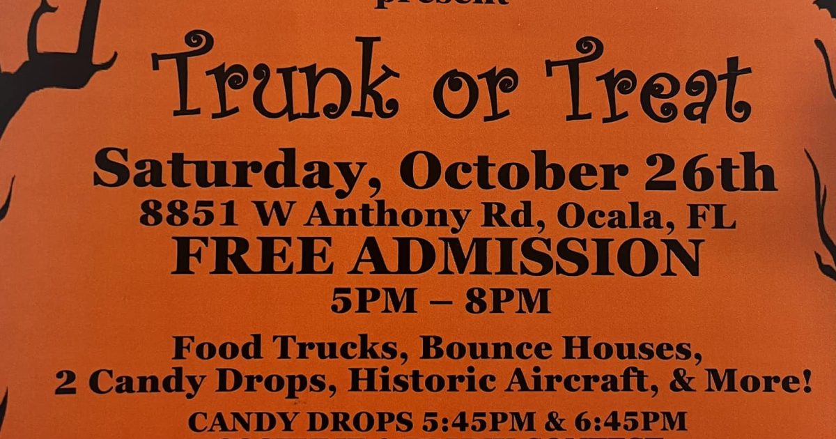 Trunk or Treat Ocala / Marion County Florida